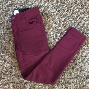 Rewind Jeggings - Maroon